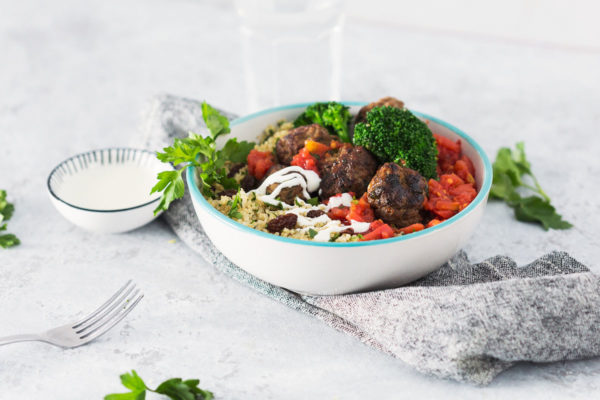 Moroccan Lamb Meatballs - Deliciously Clean Eats - Dietitian Approved Ready Made Meals & Healthy Catering