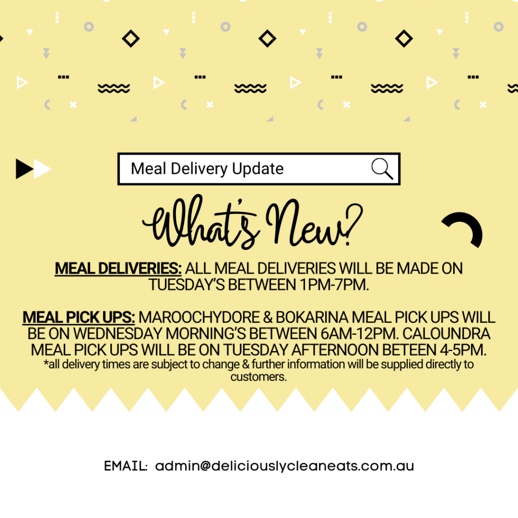 Meal Delivery Update 2